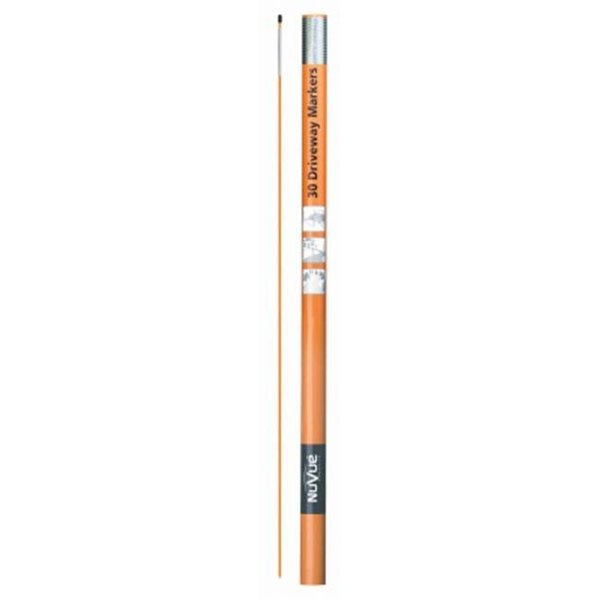 Nuvue Products Nuvue Products 245889 46 in. Orange Contractor Driveway Markers 245889